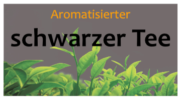 Aromatisierter schwarzer Tee