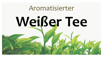 Aromatisierter weißer Tee