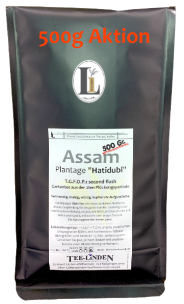 500g Aktionspaket Assam Hatidubi