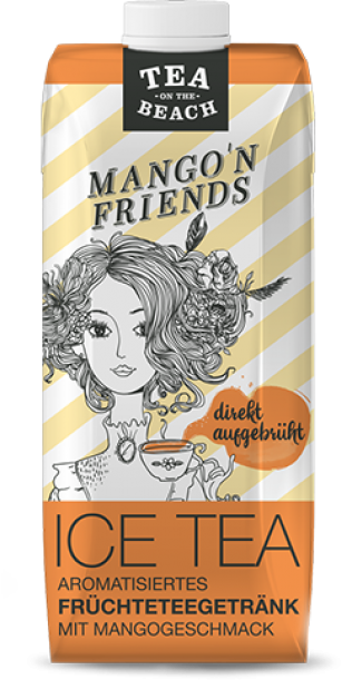 Eistee Mango'n Friends 0,5 Ltr. Tetra-Pak